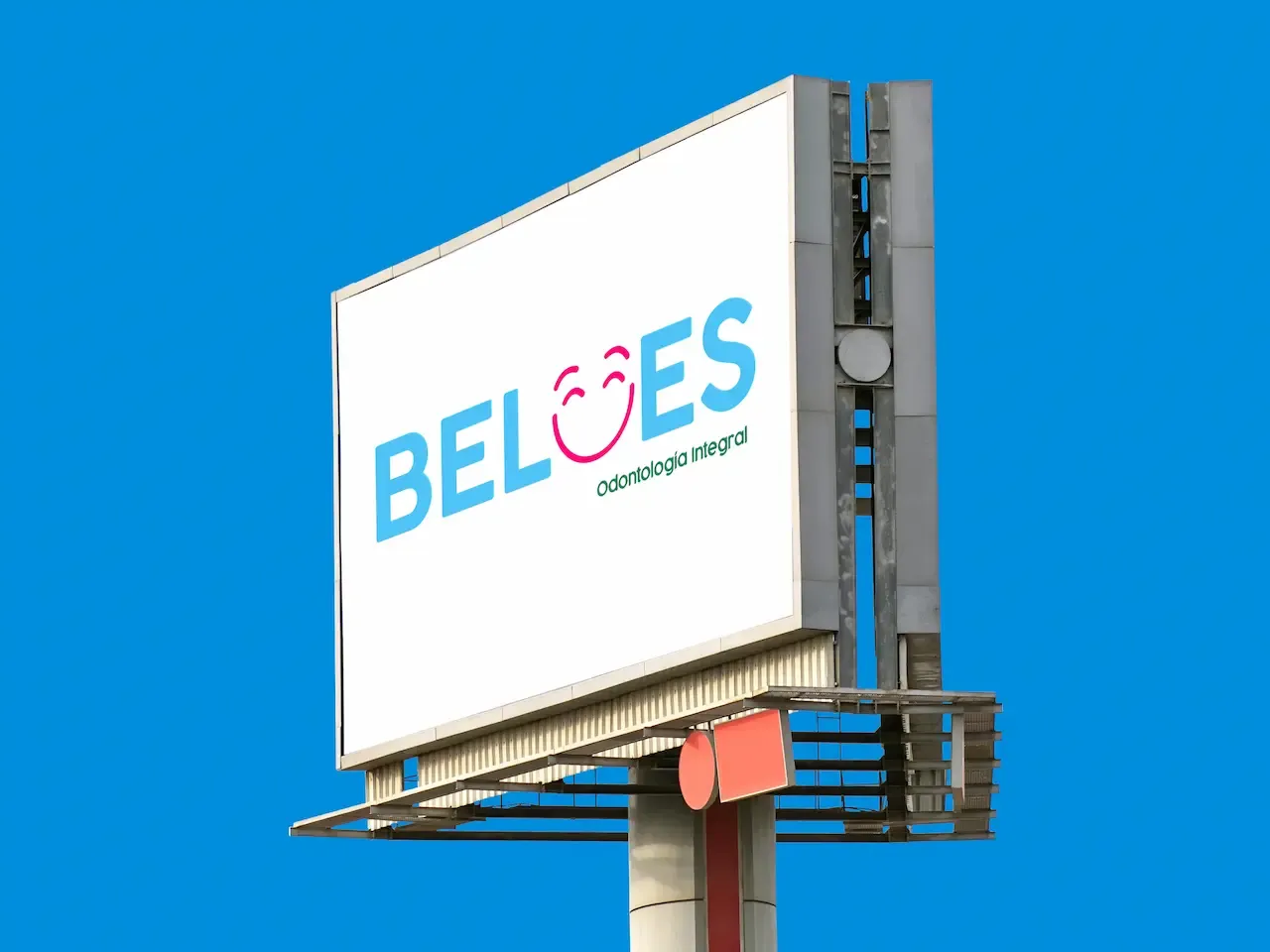 Cartel publicitario con el logo de Beloes